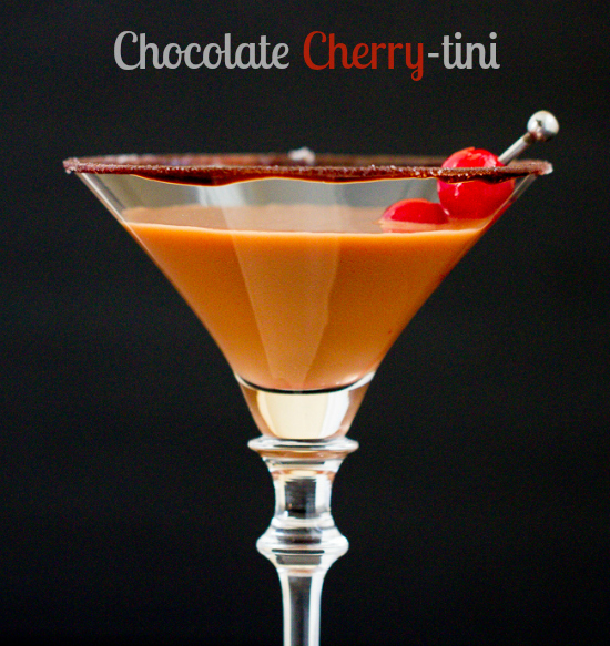 Chocolate Covered Cherry Martini