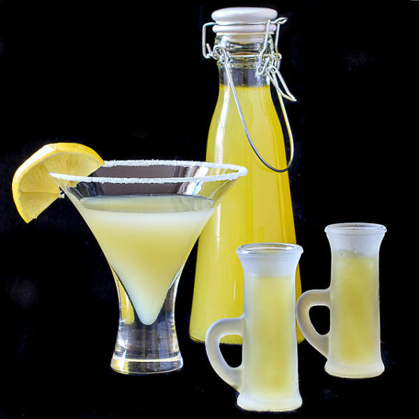 Limoncello is delicious chilled and sipped on by itself or added to a Lemon Drop martini
