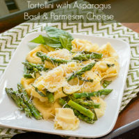 Tortellini w/Asparagus, Basil & Parmesan Cheese